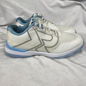 SQAIRZ XRZ Women’s Pickleball Sneakers White Light Blue Size 7.5